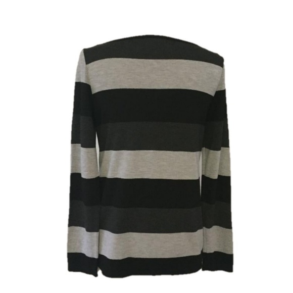 Liz Claiborne Crew Neck Striped Top - Picture 4 of 4